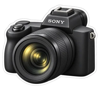 3D camera sticker