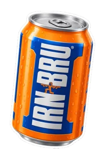 3D irn-bru sticker