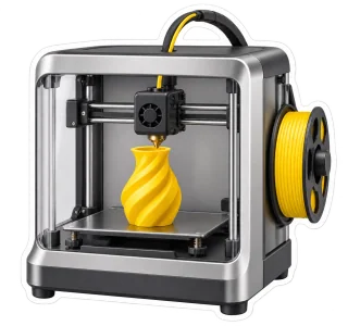 3D 3d printer sticker
